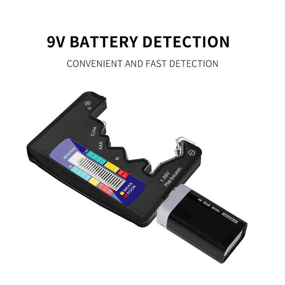 Universeller digitaler Batterietester mit LCD-Anzeige