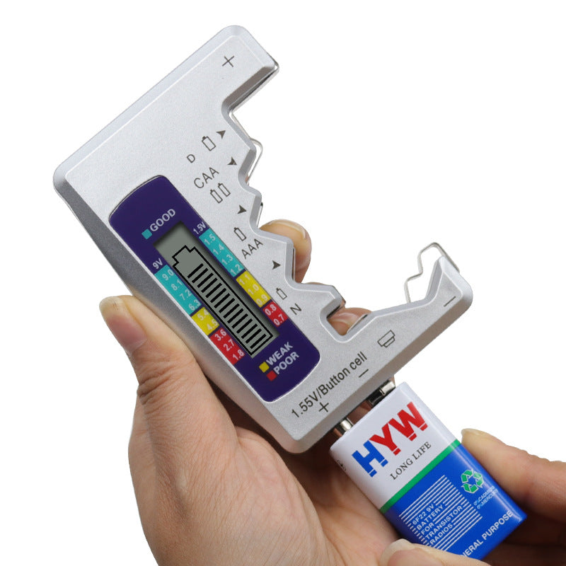 Universeller digitaler Batterietester mit LCD-Anzeige