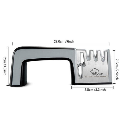4-in-1 Messer- und Scherenschärfer