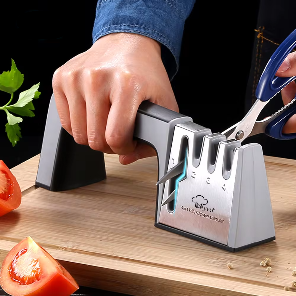 4-in-1 Messer- und Scherenschärfer