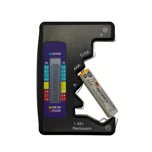 Universeller digitaler Batterietester mit LCD-Anzeige