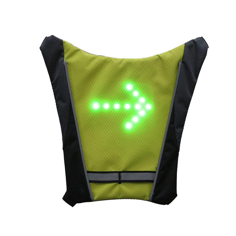 USB wiederaufladbare reflektierende LED-Weste Rucksack