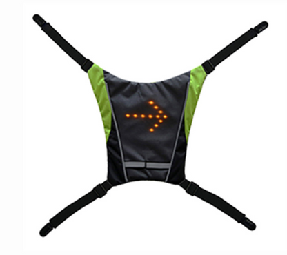 USB wiederaufladbare reflektierende LED-Weste Rucksack