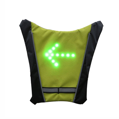 USB wiederaufladbare reflektierende LED-Weste Rucksack