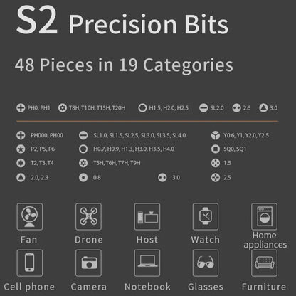 62 in 1 Präzises Elektrisches Schraubendreher-Set [Ultra Slim]